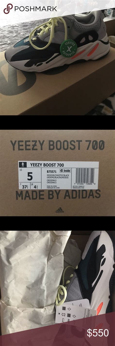 Adidas Yeezy 700 Waverunner Never Worn Tags Attached Original Box