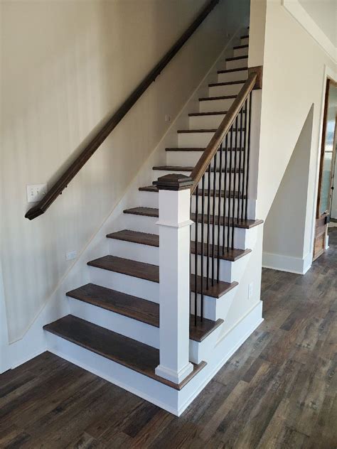 Farmhouse Metal Stair Railing All The Details On Our New Horizontal