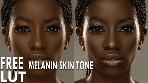 Free Melanin Skin Tone Lut Give Away Youtube