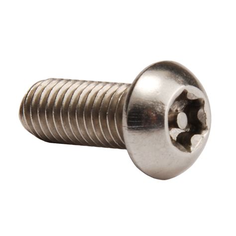M4 X 25mm Pin In Head Torx Screws 304 Stainless Steel Pin Torx Button Head Security Screws