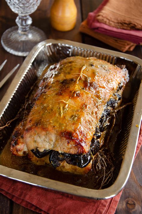 Rôti de porc aux pruneaux