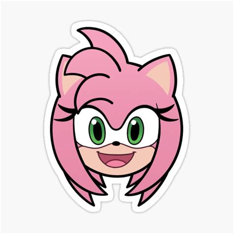 Amy Rose Sticker For Sale By Starshippizza Redbubble