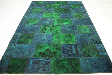Welches endziel streben sie als benutzer mit seiner teppich grün türkis an? Patchwork Teppich Grün Blau Türkis in 300x200cm (1001-2012 ...