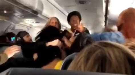 Spirit Airlines Video Captures Plane Passengers Brawling On Flight
