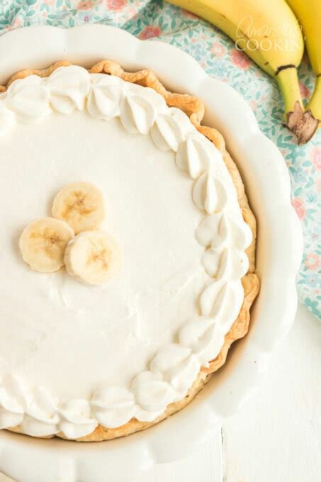 Banana Cream Pie Recipe From Scratch Amandas Cookin Pies And Tarts