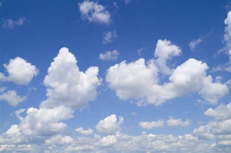 Beautiful White Clouds On A Blue Sky Stock Photo Image Of Cumulus