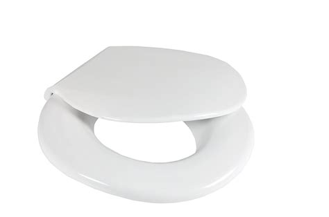 Big John Products White Big John 1 W Oversized Toilet Seat With Cover