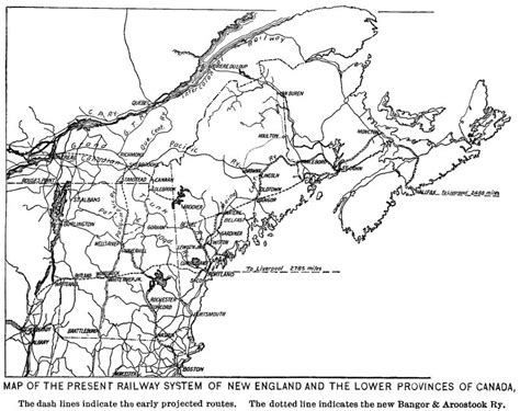 Railroad Extra Early Railways Between New England And Canada