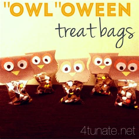 Owloween Snack Mix And Treat Bags Tunate
