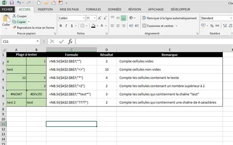 Comment Utiliser La Fonction Nb Si Dans Excel Riset