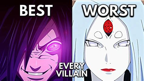 Every Naruto Villain Ranked From Best To Worst Youtube