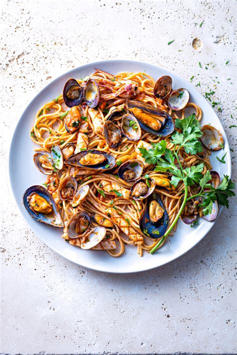 Recette de spaghettis aux fruits de mer