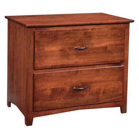 Linwood Amish Lateral File Cabinet All Wood Cabinfield