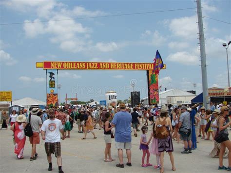 New Orleans Jazz And Heritage Festival Editorial Photography Image Of