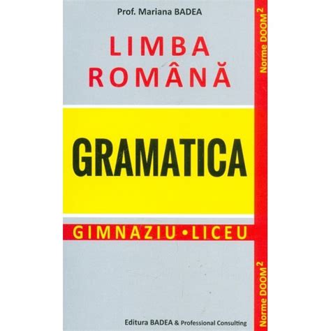 Limba Romana Gramatica