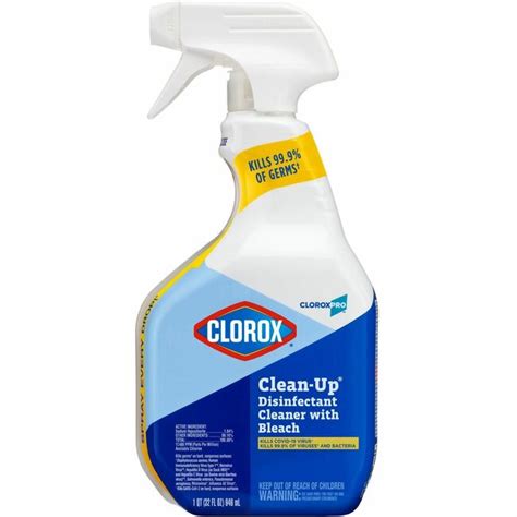Clo35417bd Clorox Clean Up Disinfectant Cleaner With Bleach Spray 0