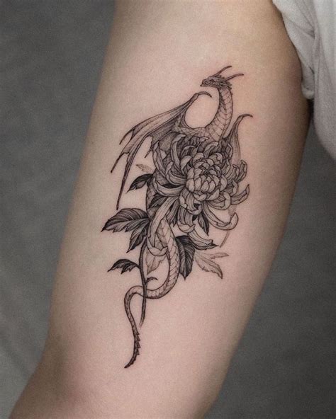 Id Es Et Des Exemples Du Tatouage De Dragon Incroyablement Belle Dragon Sleeve Tattoos