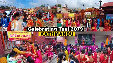 Kathmandu Teej 2079 Amazing Celebration Scenes In Pashupatinath Temple Nepal [4k🇳🇵] Youtube