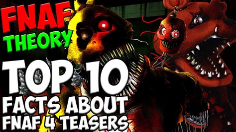 Five Nights At Freddys 4 Top 10 Fnaf 4 Facts Youtube