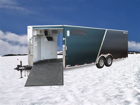 Enclosed Snowmobile Trailer Heated