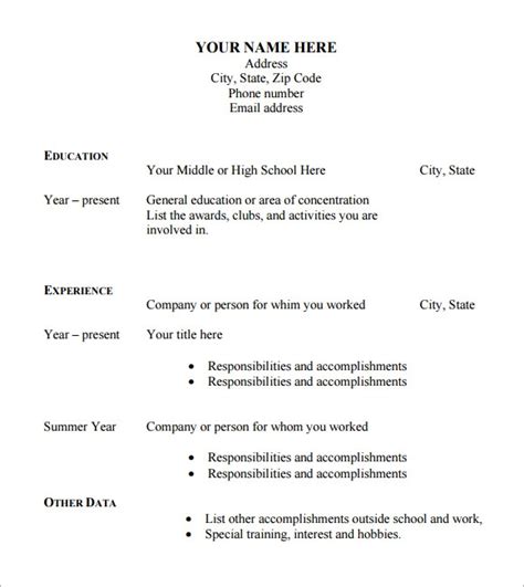 The website offers two forms of documents: 7+ Blank CV Samples | Sample Templates