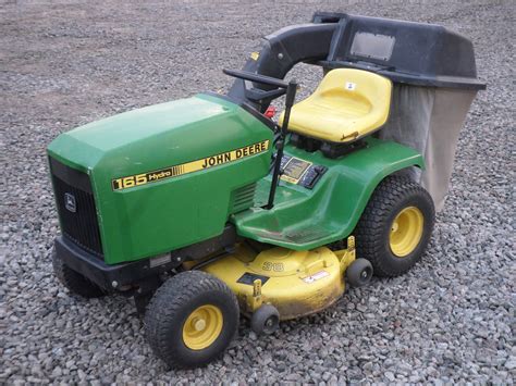 John Deere Hydro 165 Lawn Tractor Le Lawn Equipment 4 K Bid