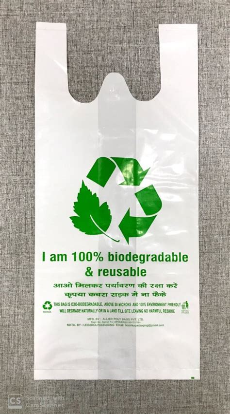 Oxo Biodegradable Plastic Bag For Sale Iucn Water