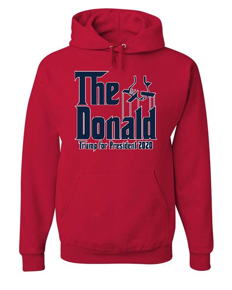 the donald hoodie funny parody trump american president 2020 sweatshirt ebay