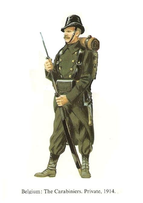 Belgian troops world war one, world war, world war i. Historical Firearms - Belgian Infantry: 1914 At the ...
