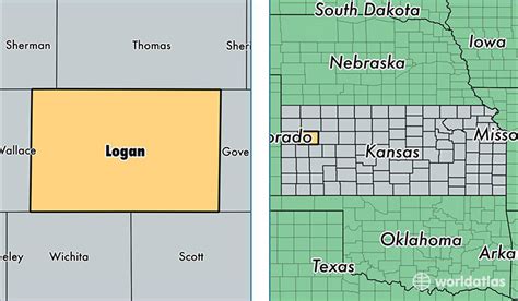 Logan County Kansas Map Of Logan County Ks Where Is Logan County