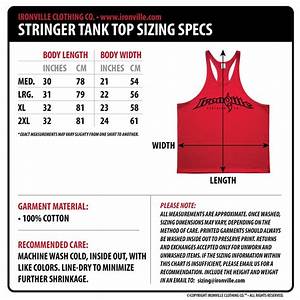 Basic Sizing Information Stringer Tank Top Tank Tops Clothes
