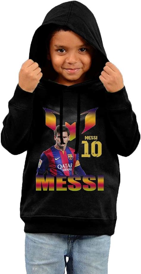Dryejo Toddler Leo Messi 2 Little Girls Hoodies Sweatshirt