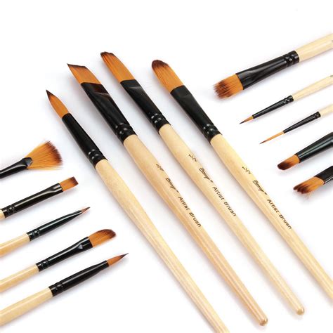 2019 Nylon Hair Artist Paint Brushes Art Brush Kit For Watercolor