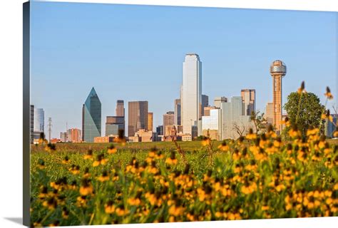 Dallas Texas City Skyline Wall Art Canvas Prints Framed Prints Wall