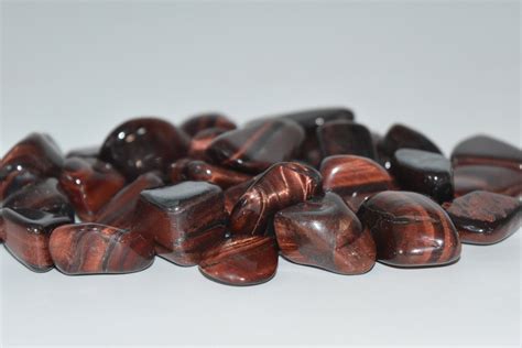 Red Tiger Eye Crystal Tumbled 1 Pc Crystal Stone Rock Etsy