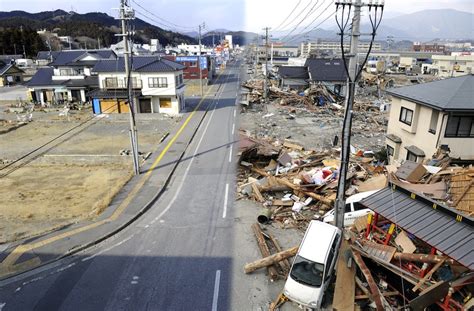 Japan Earthquake Before And After The Atlantic