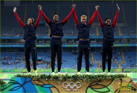 team usa s allyson felix wins her sixth gold in women s 4x400 relay photo 3738297 pictures