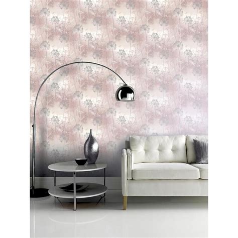 Arthouse Damselfly Blush Floral Wallpaper In The Wallpaper Department