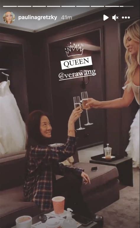 Paulina Gretzky Goes Wedding Dress Shopping With Vera Wang