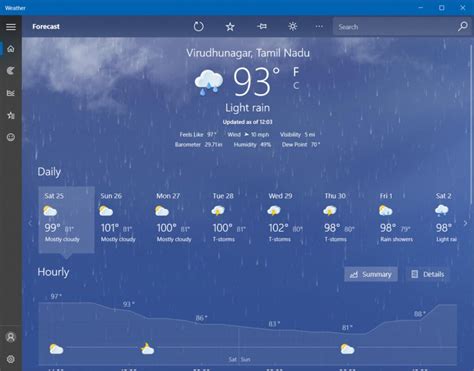 The Best Weather App For Windows 10 2023