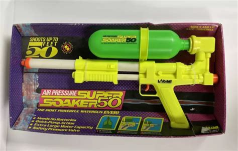 Vintage 1990s Larami Super Soaker 50 Air Pressure Toy Water Gun Rare