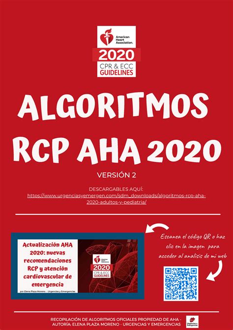 Algoritmos Acls 2020 Facil Y Practico En Español Paraca