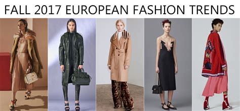 European Fashion Trends