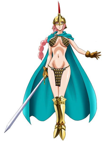 Soukichi Rebecca One Piece One Piece Absurdres Highres 1girl Armor Bare Shoulders