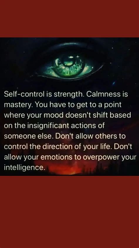 Self Control Is Strength Calmness Self Control Is Strength Calmness Is Mastery Self Control