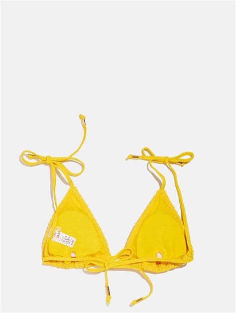 hawaii yellow bikini top yellow bikini skinnydip london