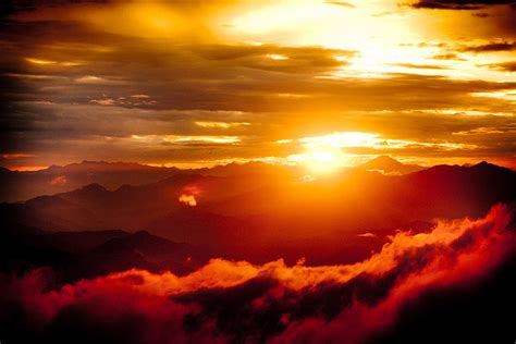 Golden Sunset Himalayas Mountain Nepal Photograph By Raimond Klavins