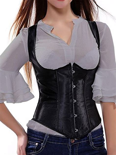 Lingerie And Underwear Neyyr Womens Gothic Halter Steampunk Corset Steel Boned Christmas Overbust