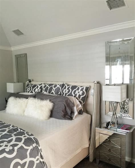 Cheap long mirrors for bedroom. This room still gives me the 😍😍. We freshened up this ...