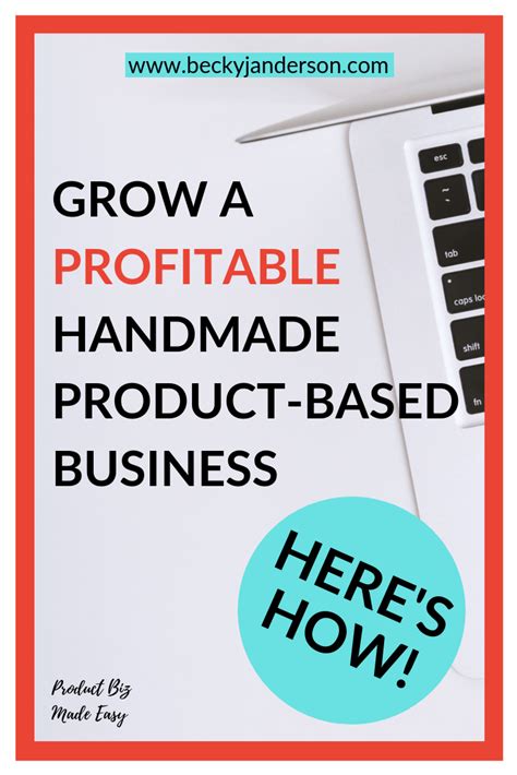 How To Grow A Profitable Handmade Product Based Business With Becky J